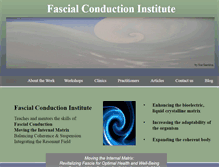 Tablet Screenshot of fascialconduction.com